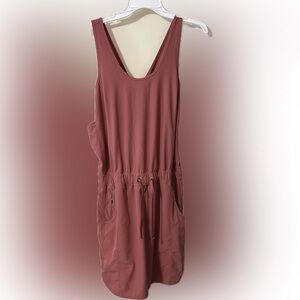 Patagonia Tank Top mini dress in Dusty Rose